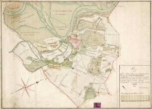 Plan über den Vorderösterreich-Breysgauischen Bann der Stadt Burckheim