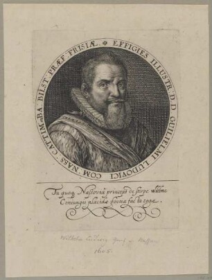 Bildnis des Guilielmus Ludovicus