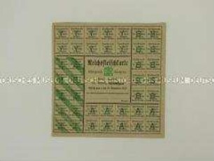 Reichsfleischkarte des Kommunalverbandes Glauchau