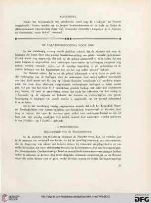 2.Ser. 11.1918: De staatsbegrooting voor 1918