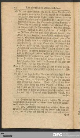 Die christlichen Glaubenslehren vom heiligen Abendmahl.