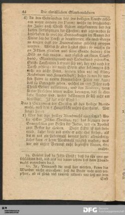 Die christlichen Glaubenslehren vom heiligen Abendmahl.