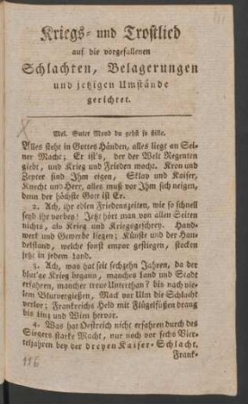 Alles steht in Gottes Händen, alles liegt an Seiner Macht