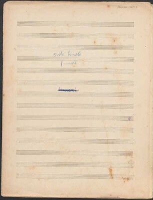 Sonatas, pf, f-Moll - BSB Mus.ms. 17027 : erste Sonate f-moll
