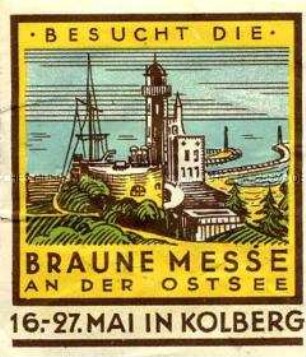 Vignette zur "Braunen Messe" in Kolberg