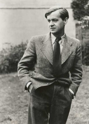 Portrait Martin Raschke (1905-1943; Schriftsteller). Fotografie um 1935