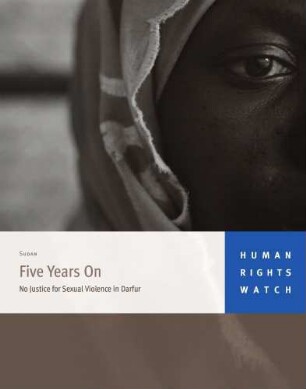 Five years on : no justice for sexual violence in Darfur