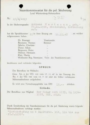 Hartmann, Andreas