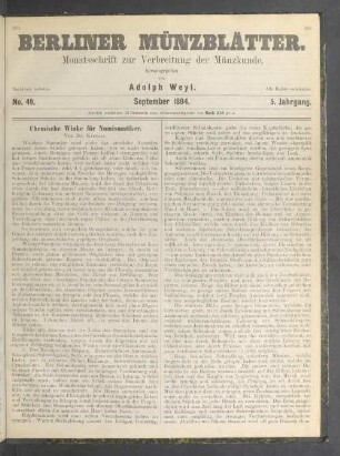 No. 49. Semtember 1884