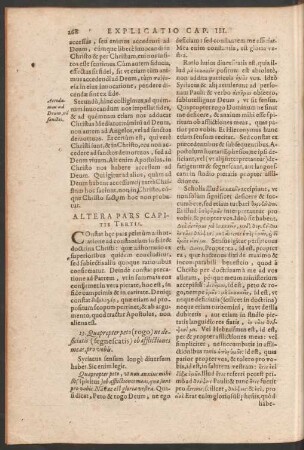 Altera Pars Capitis Tertii.