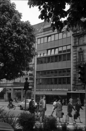 Freiburg: Carl-Schurz-Haus, vormals Amerikahaus, außen