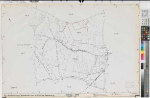 Riesenbeck (Hörstel), Zusammenlegung Riesenbeck, Bl. 6 Zuteilungskarte Ibbenbüren Flur 64