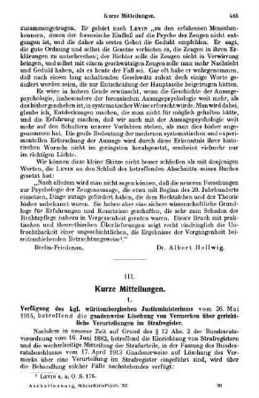 465-471, III. Kurze Mitteilungen