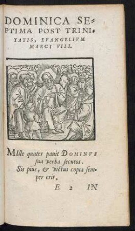 Dominica Septima Post Trinitatis ...