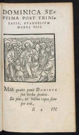 Dominica Septima Post Trinitatis ...