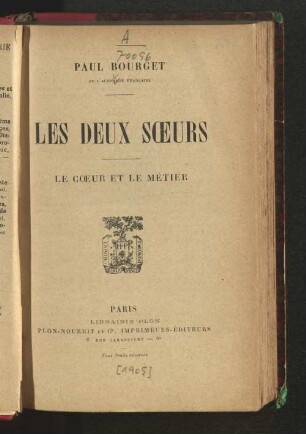 Les deux soeurs