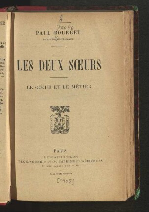 Les deux soeurs