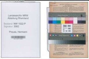 Entnazifizierung Hermann Preuss , geb. 08.01.1891 (Postbeamter)