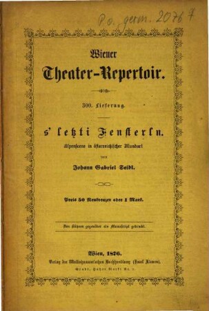 s' letzti Fensterln