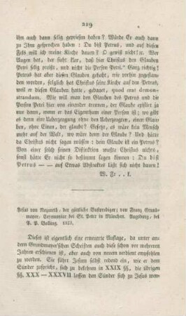 219-220 "Jesus von Nazareth, der göttliche Bußprediger" von Franz Grundmayer