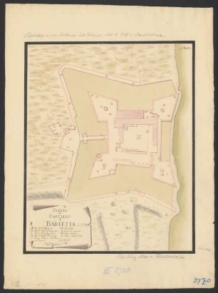 Pianta del Castello di Barletta