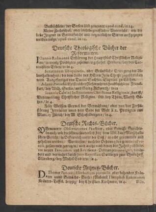 Deutsche Artzney-Bücher.