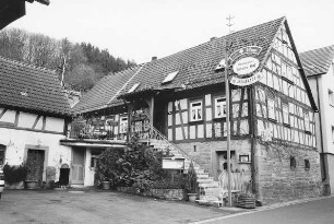 Historischer Gasthof ''Herrns-Hof'' (Hofanlage); Flörsbachtal, Hauptstraße 13