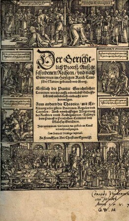 Der gerichtlich Proceß auß geschribenen Rechten