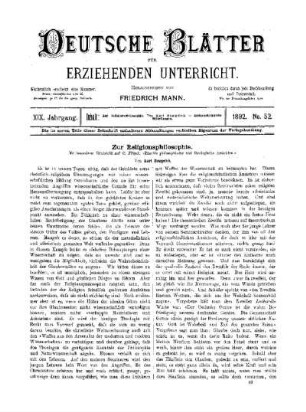 Zur Religionsphilosophie