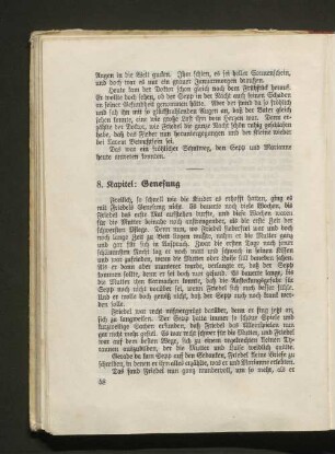 8. Kapitel: Genesung