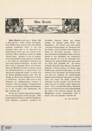 Max Bruch