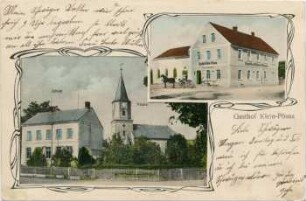 Gasthof Klein-Pösna: Schule ; Kirche