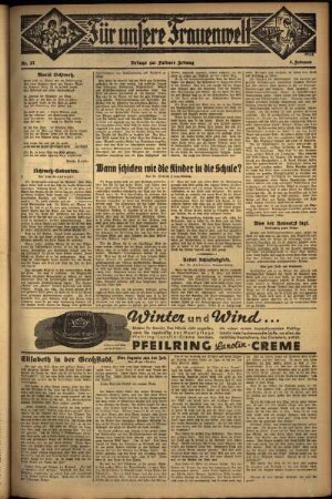 Zweite Ausgabe vom Donnerstag, den 02. Februar 1933.