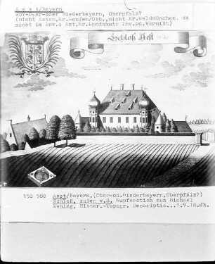 Historico-Topographica Descriptio — Schloß Aest, Feldseite