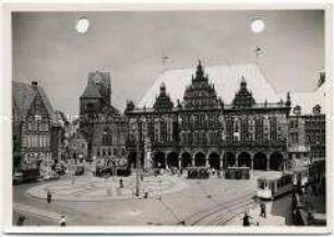 Bremen, Marktplatz, Rathaus und Kirche Unser Lieben Frauen