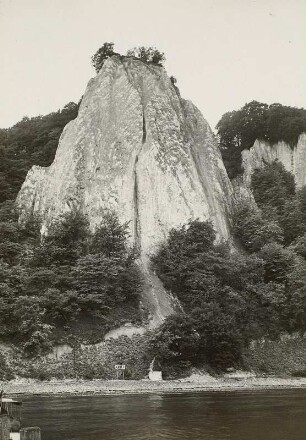 Insel Rügen. Der Königsstuhl. (Höchster Punkt (133 m) des Vorgebirges Stubbenkammer)