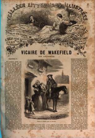 Le vicaire de Wakefield par [Oliver] Goldsmith : (Enthält S. 39 - 40: (Boué, G[régoire]): Les humanitaires.)