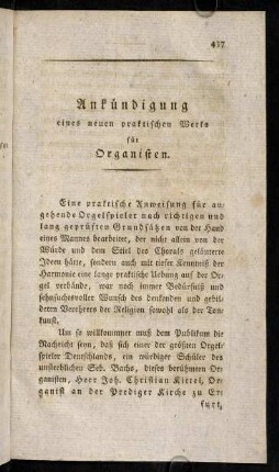 437-440, Ankündigung...