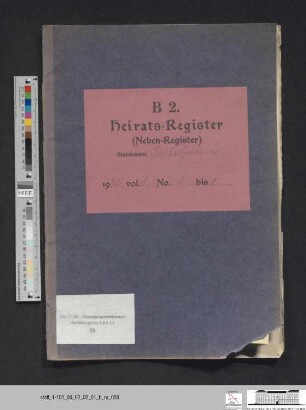 Heiratsregister Güldendorf 1932 (Zweitregister)