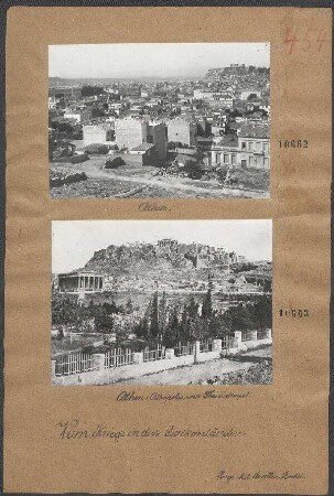 Vom Kriege in den Balkanländern: Athen