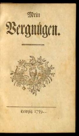 Mein Vergnügen