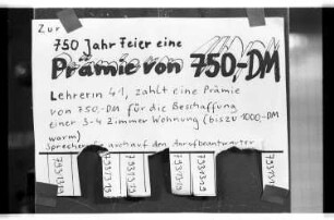 Kleinbildnegativ: Zettel, Graffiti, 1987