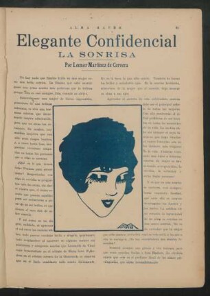 Elegante confidencial : La sonrisa