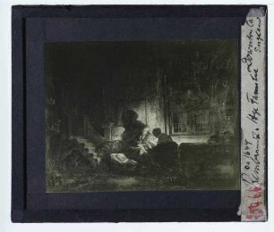Rembrandt (Werkstatt), Heilige Familie bei Nacht (Amsterdam RM SK-A-4119)