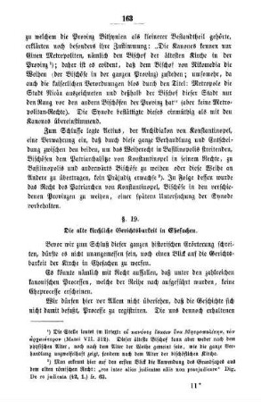 § 19. Die alte kirchliche Gerichtsbarkeit in Ehesachen.