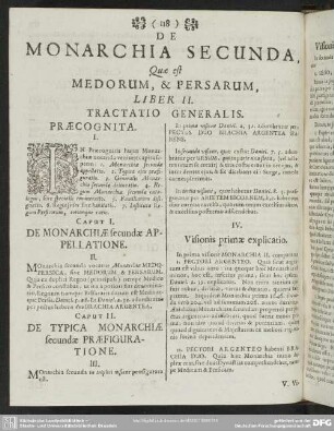 De Monarchia Secunda, Quae est Medorum, & Persarum, Liber II