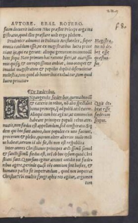 De Foederibus.