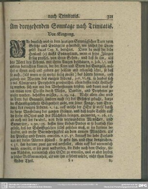 Am dreyzehenden Sonntage nach Trinitatis