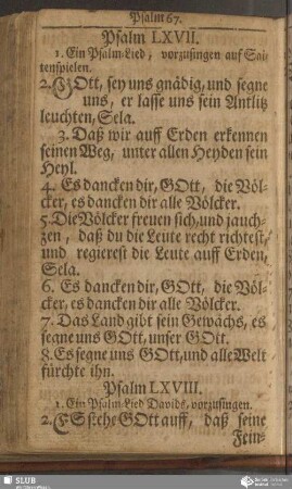 Psalm LXVII