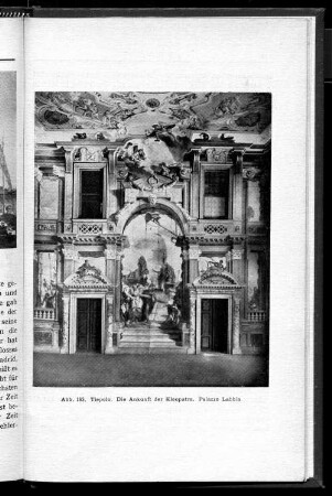 Abb. 183. Tiepolo. Die Ankunft der Kleopatra. Palazzo Labbia